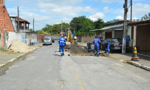 Vias do bairro Bulhões em Porto Real passam por diversos serviços